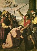 Francisco de Zurbaran the martydom of st james. oil painting artist